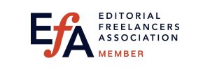 Member of the Editorial Freelancers Association (EFA)